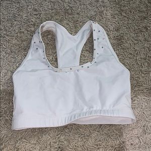 sports bra rhinestoned